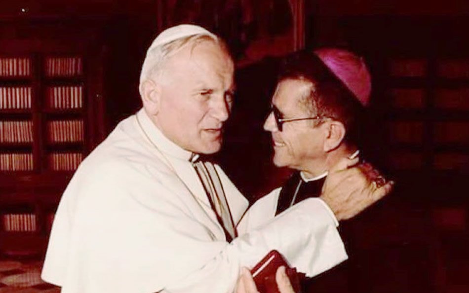Papa João Paulo II e Dom Mauro
