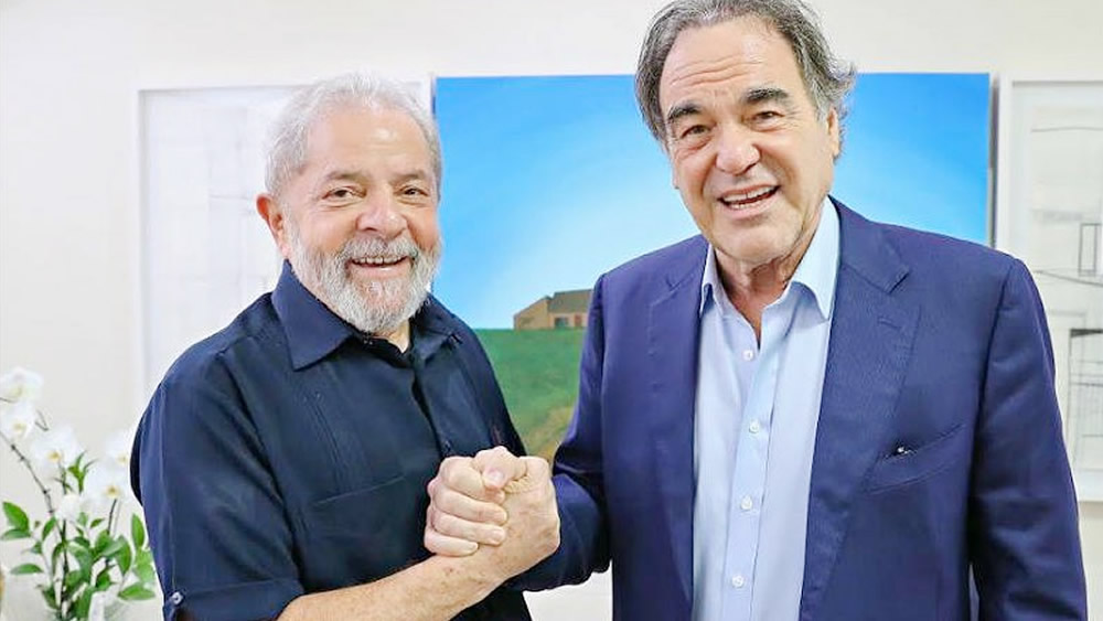 Oliver Stone fará filme sobre a prisão política de Lula 