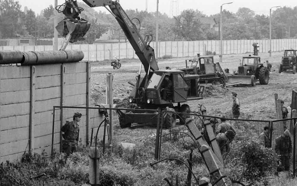 August 15, 1961, construction of the Berlin Wall began